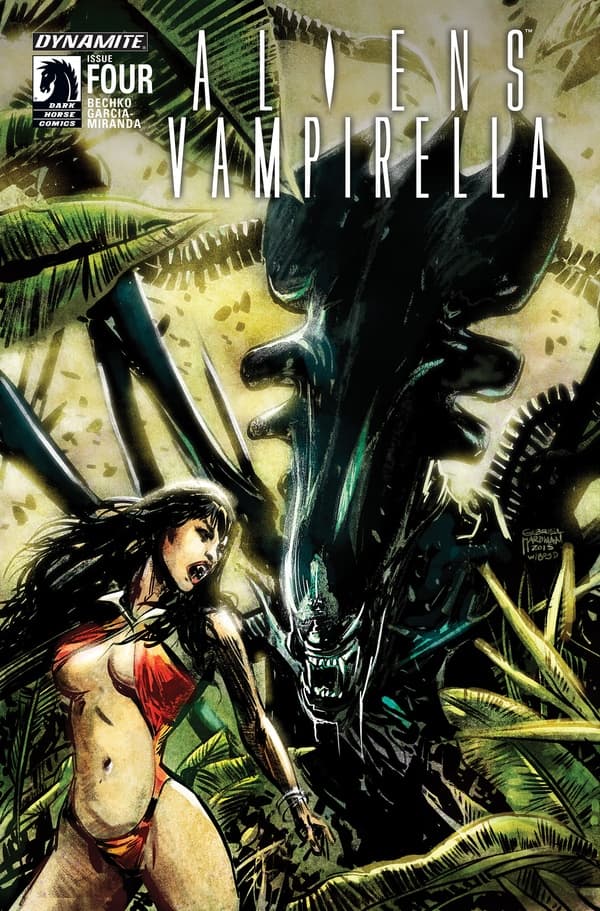 Aliens / Vampirella #4 cover