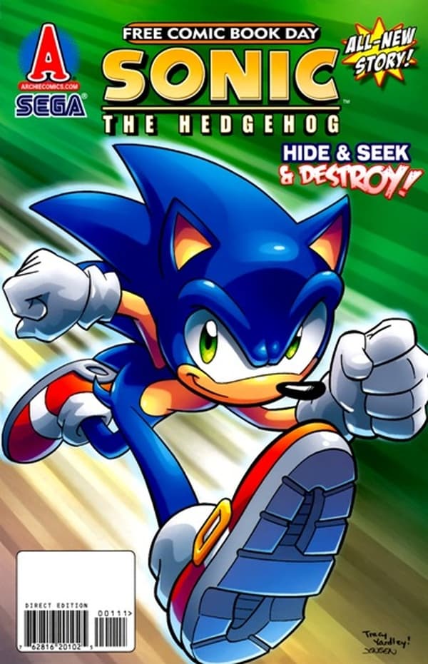 Sonic Hide & Seek & Destroy! Free Comic Book Day Edition #1 cover