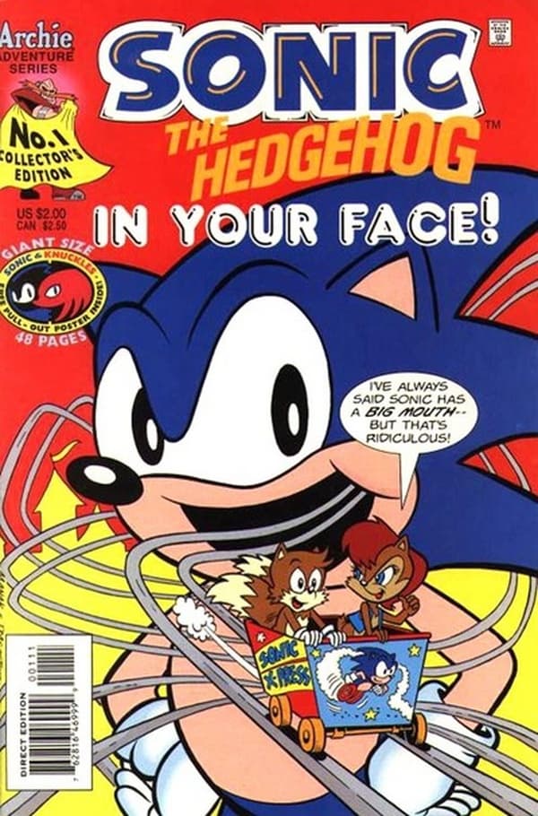 Sonic the Hedgehog In Your Face Special #1 cover