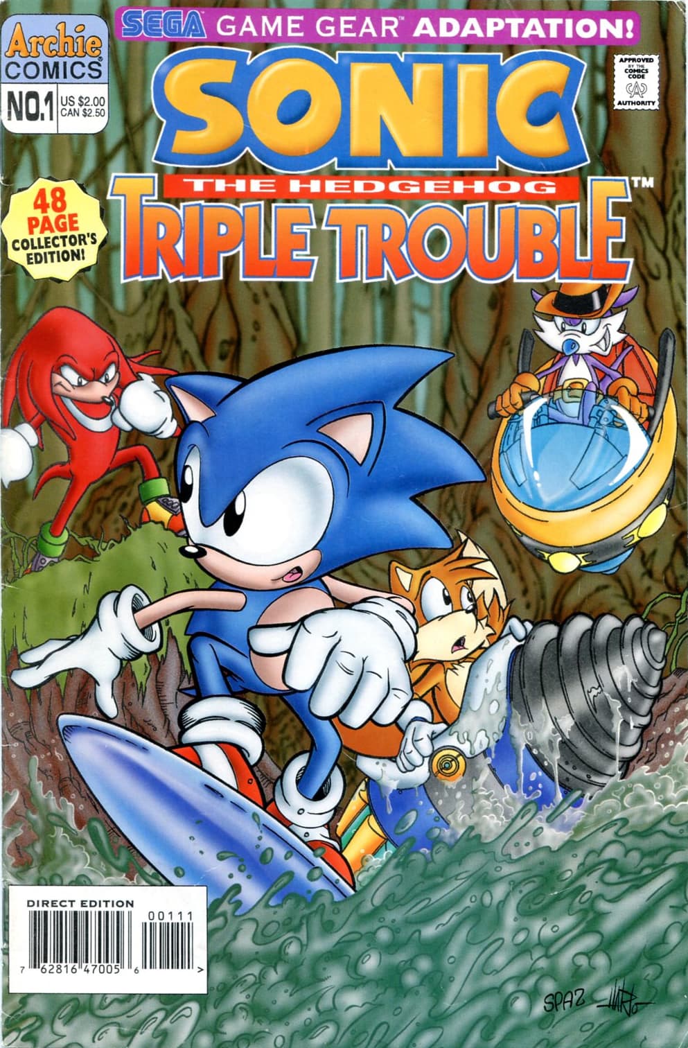 Sonic the Hedgehog Triple Trouble Special #1 cover