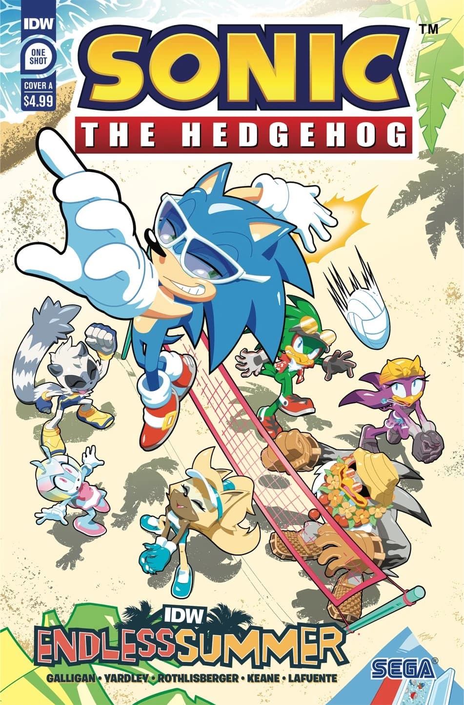 IDW Endless Summer - Sonic the Hedgehog #1 cover