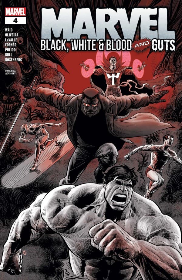 Marvel: Black, White & Blood and Guts #4 cover