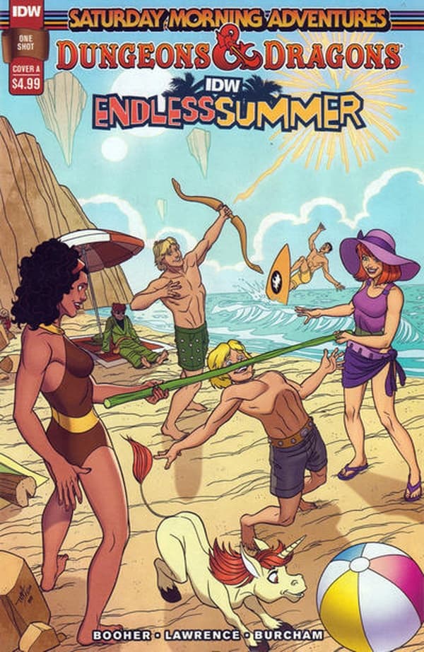 IDW Endless Summer - Dungeons and Dragons: Saturday Morning Adventures #1 cover