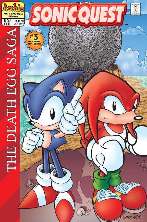 Sonic Quest: The Death Egg Saga #3 cover