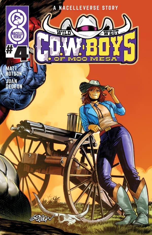 Wild West C.O.W.-Boys of Moo Mesa #4 cover