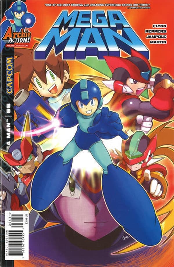 Mega Man #55 cover