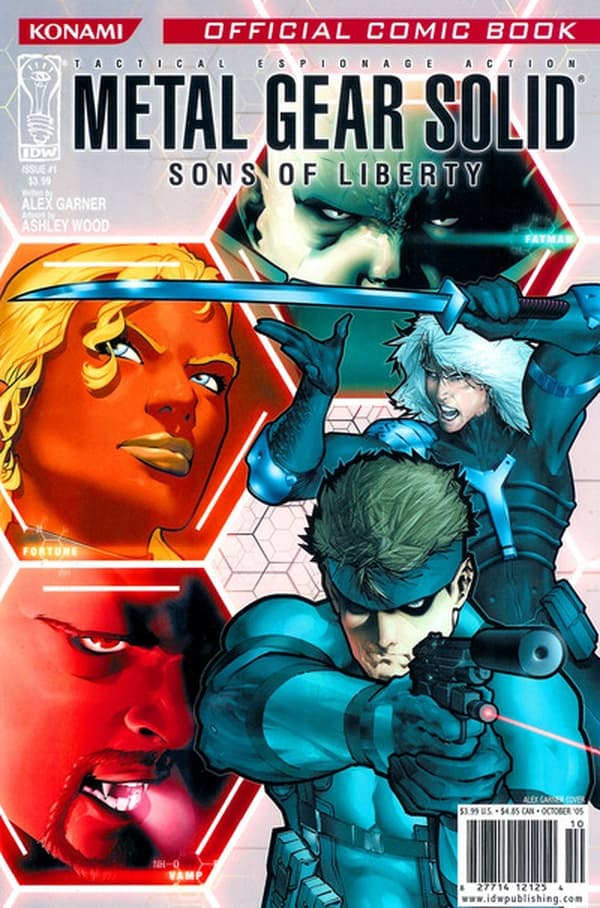 Metal Gear Solid: Sons of Liberty #1 cover