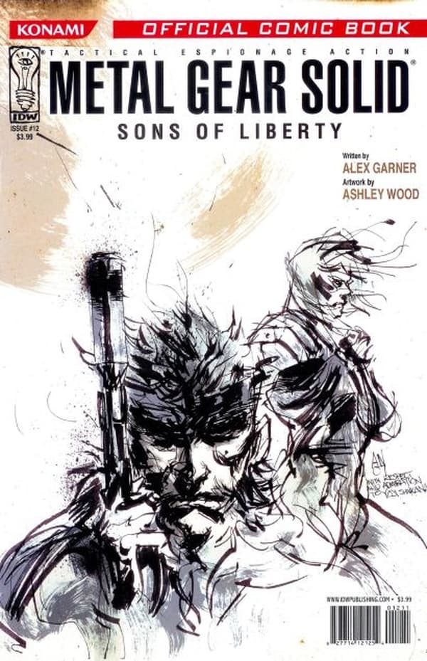 Metal Gear Solid: Sons of Liberty #12 cover