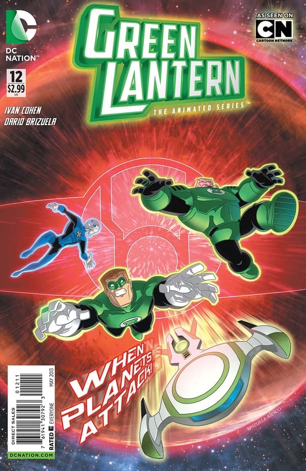 Green Lantern: The Animated Series #12 cover