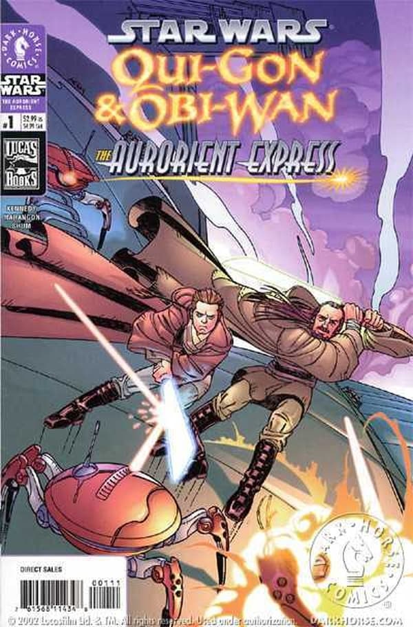 Star Wars: Qui-Gon & Obi-Wan - The Aurorient Express cover — © Dark Horse Comics