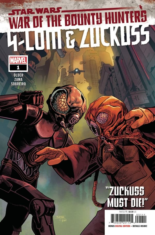 Star Wars: War of the Bounty Hunters: 4-Lom & Zuckuss #1 cover