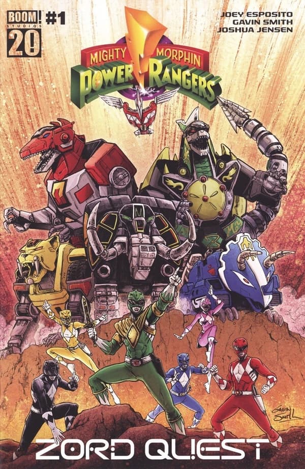 Mighty Morphin Power Rangers: Zord Quest #1 cover
