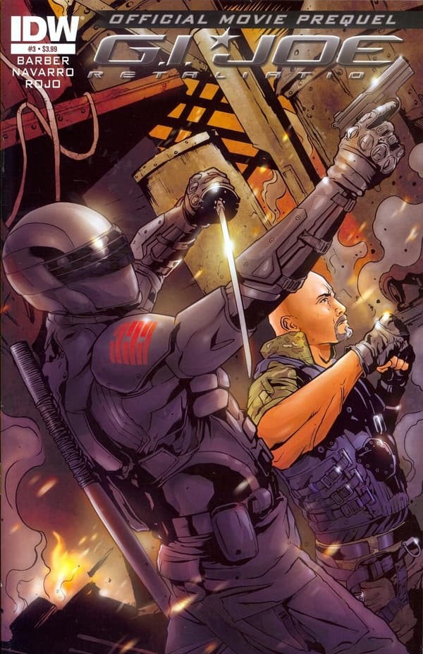 G.I. Joe 2 Retaliation Movie Prequel #3 cover