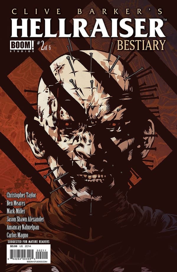 Clive Barker's Hellraiser: Bestiary #2 cover