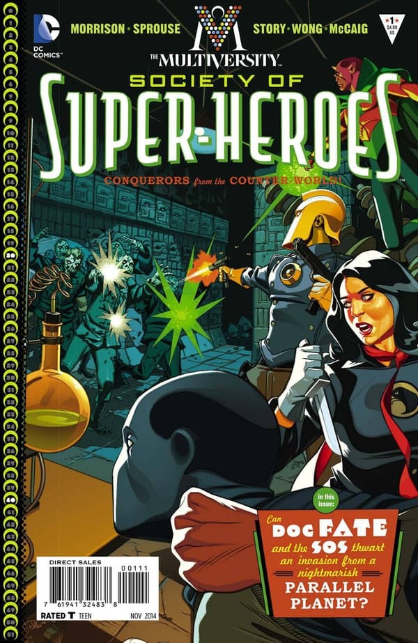 The Multiversity: The Society of Super-Heroes: Conquerors of the Counter-World #1 cover