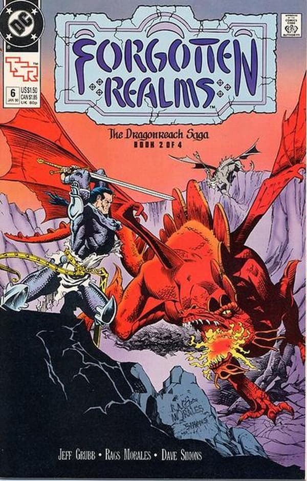 Forgotten Realms Comic Book #6 cover