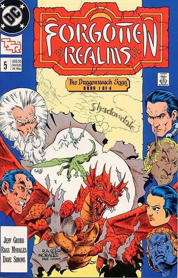 Forgotten Realms Comic Book #5 cover