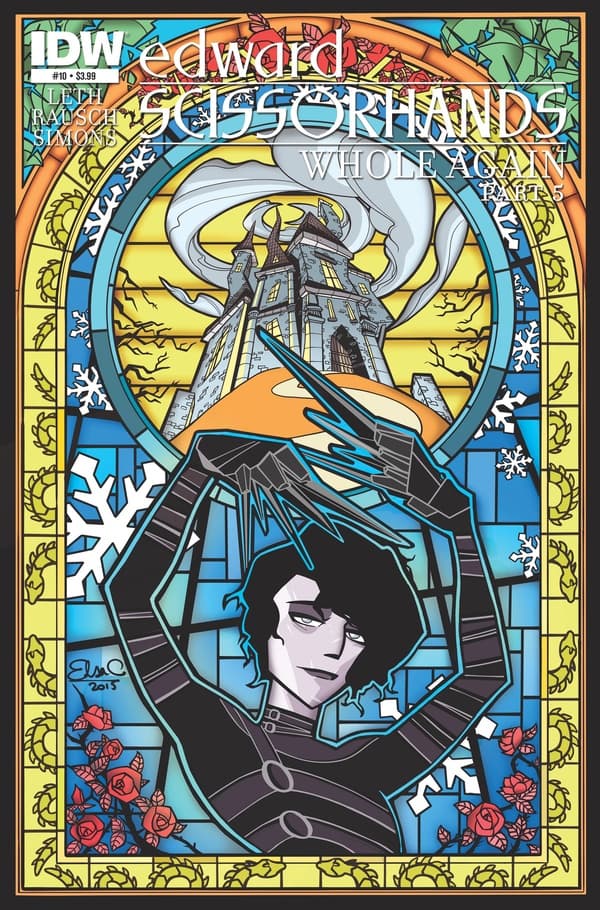 Edward Scissorhands #10 cover