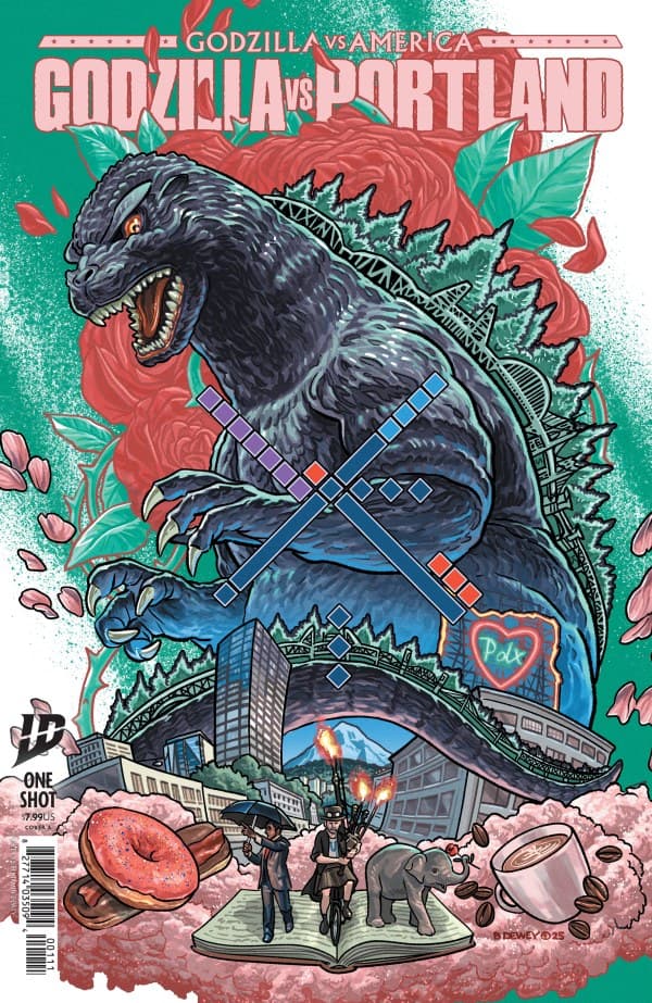 Godzilla vs. America: Portland #1 cover