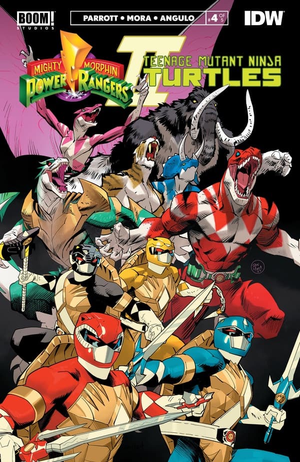 Mighty Morphin Power Rangers/Teenage Mutant Ninja Turtles II #4 cover