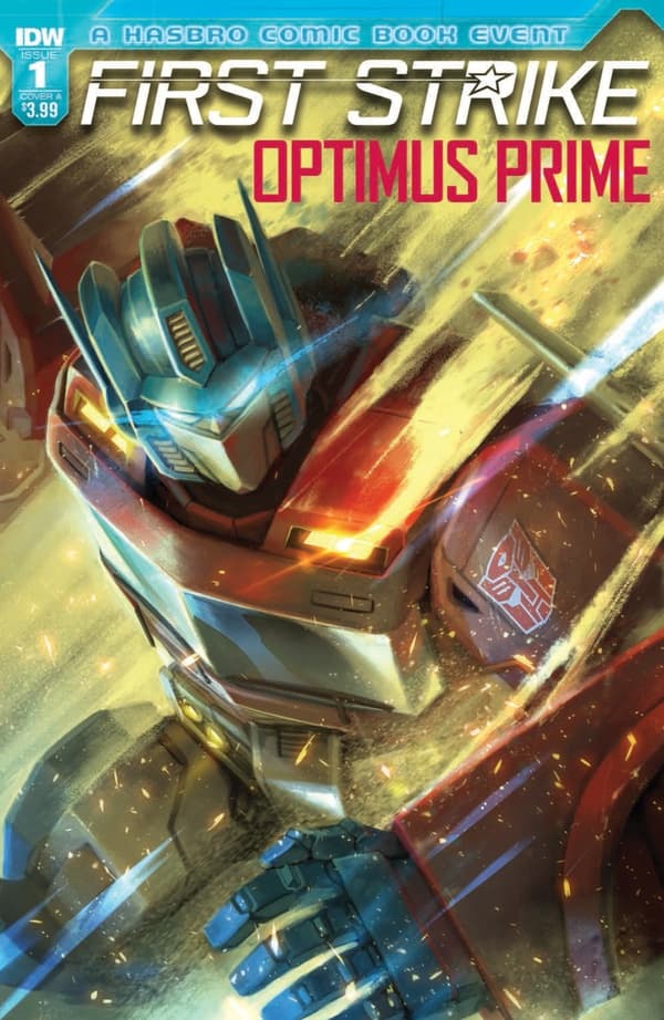 Optimus Prime First Strike #1 cover