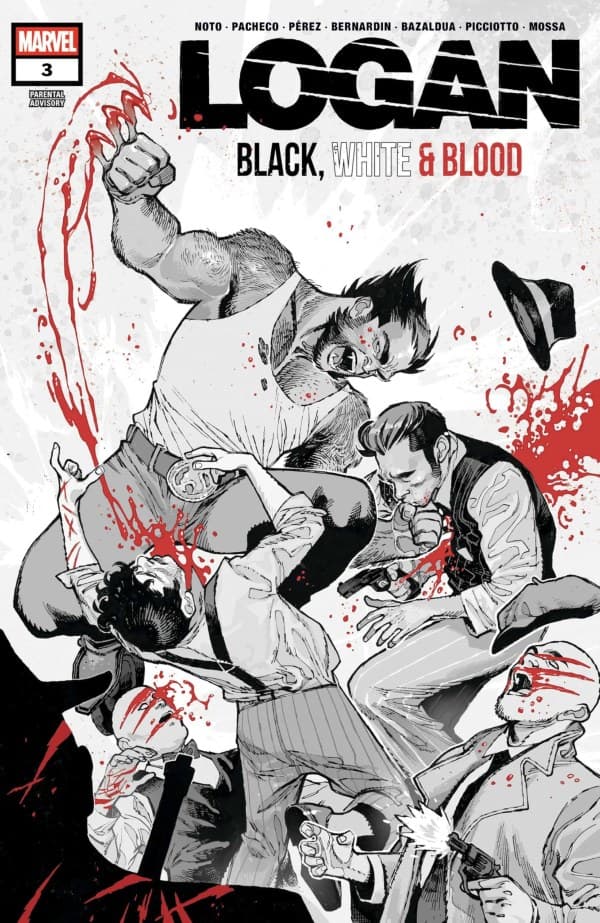 Logan: Black, White & Blood #3 cover