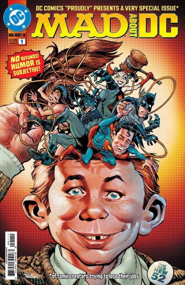 Mad About DC cover — © DC Comics