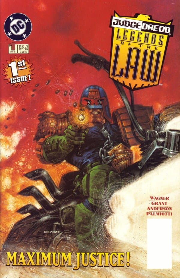 Judge Dredd Legends of the Law #1 cover
