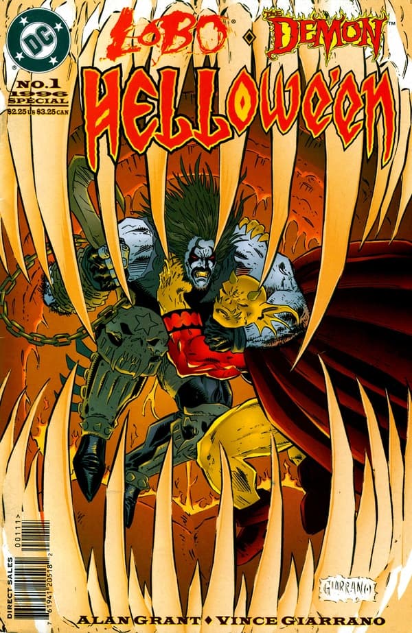 Lobo / Demon: Helloween cover — © DC Comics