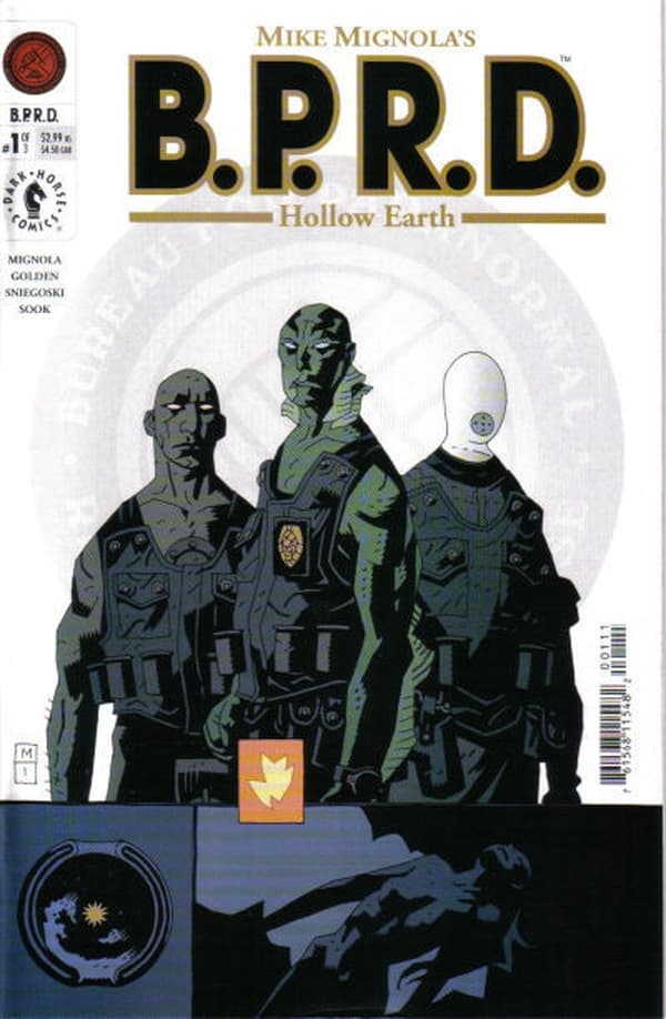 B.P.R.D.: Hollow Earth #1 cover