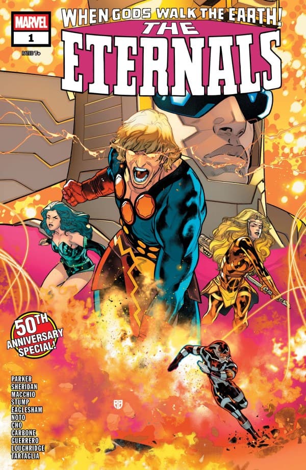 Eternals 50th Anniversary Special #1 cover