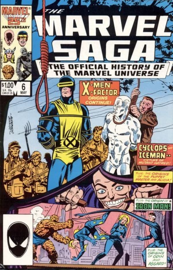 The Marvel Saga The Official History of the Marvel Universe #6 cover