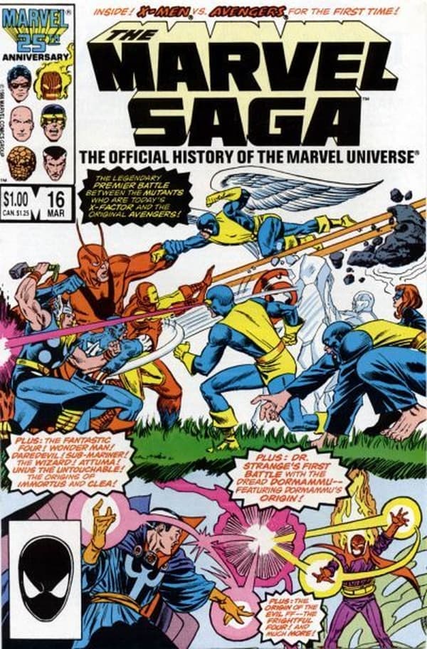 The Marvel Saga The Official History of the Marvel Universe #16 cover
