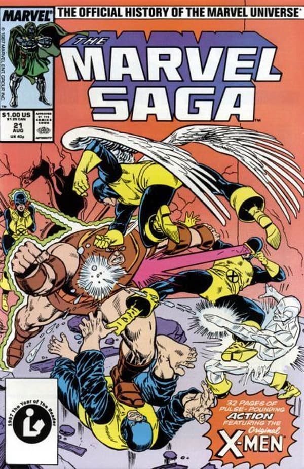The Marvel Saga The Official History of the Marvel Universe #21 cover