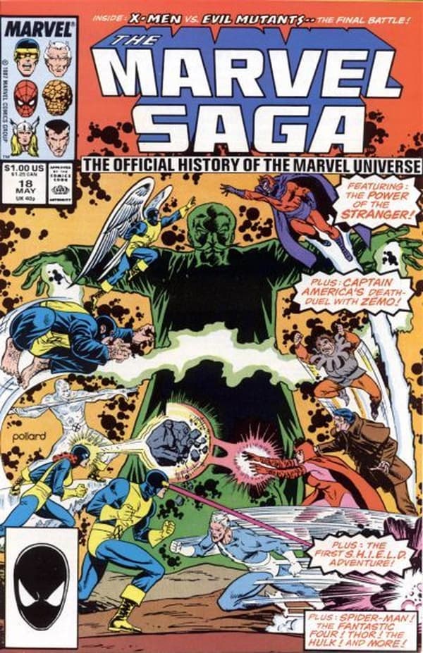 The Marvel Saga The Official History of the Marvel Universe #18 cover