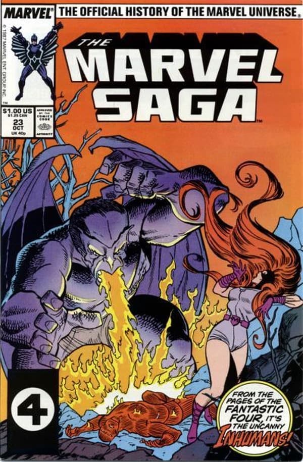 The Marvel Saga The Official History of the Marvel Universe #23 cover
