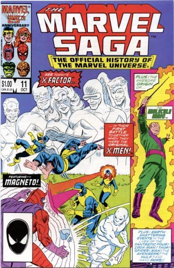The Marvel Saga The Official History of the Marvel Universe #11 cover