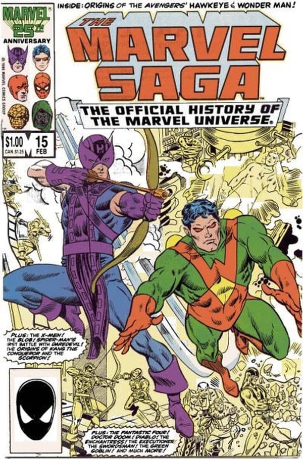 The Marvel Saga The Official History of the Marvel Universe #15 cover