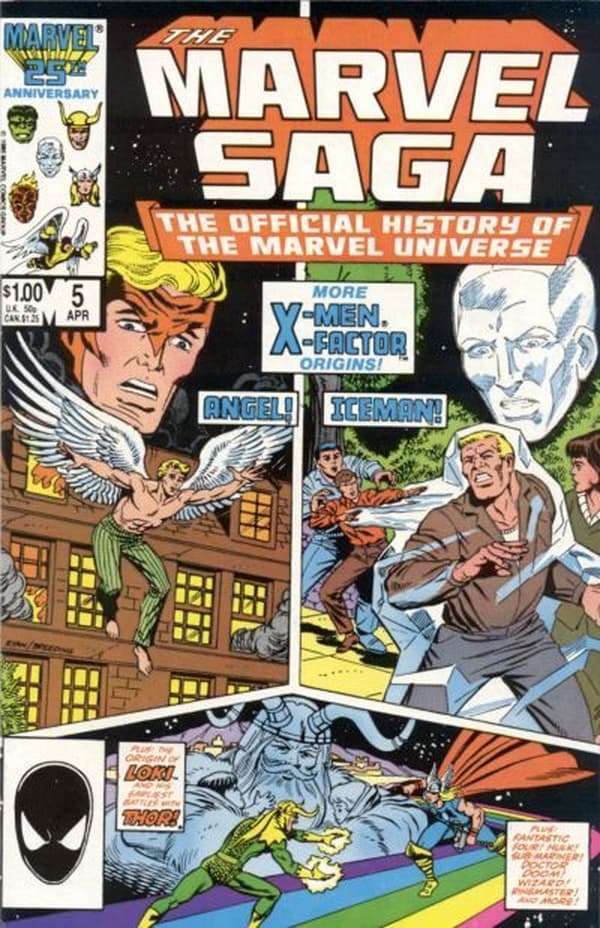 The Marvel Saga The Official History of the Marvel Universe #5 cover