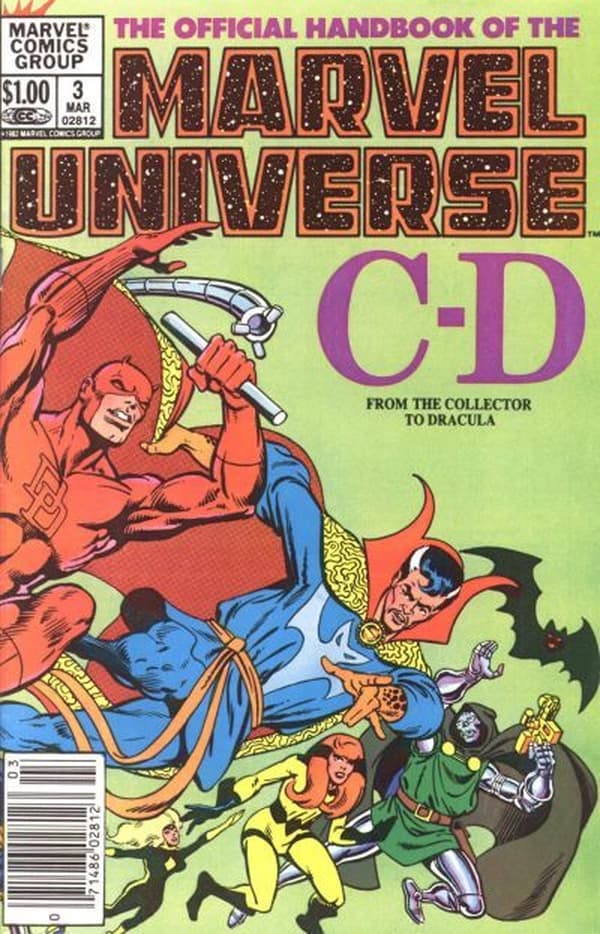 The Official Handbook of the Marvel Universe #3 cover