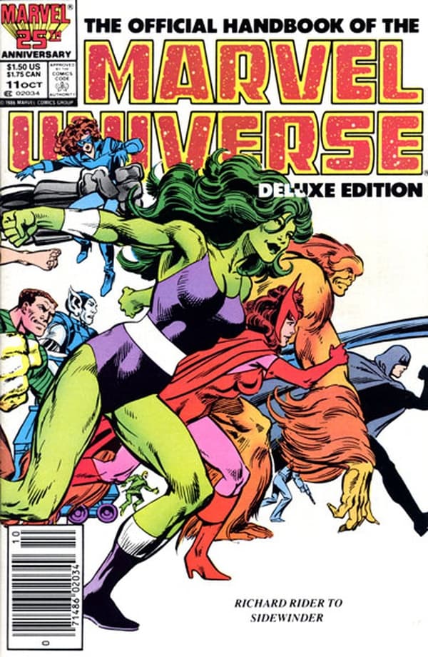 The Official Handbook of the Marvel Universe #11 cover