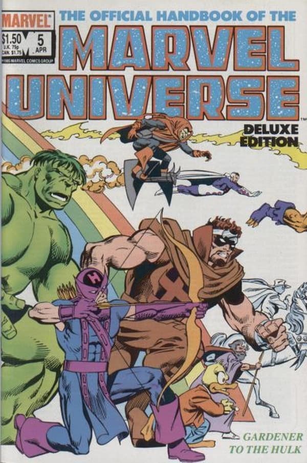 The Official Handbook of the Marvel Universe #5 cover