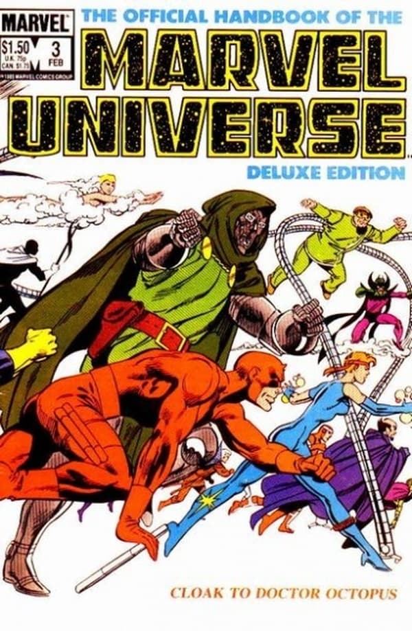 The Official Handbook of the Marvel Universe #3 cover
