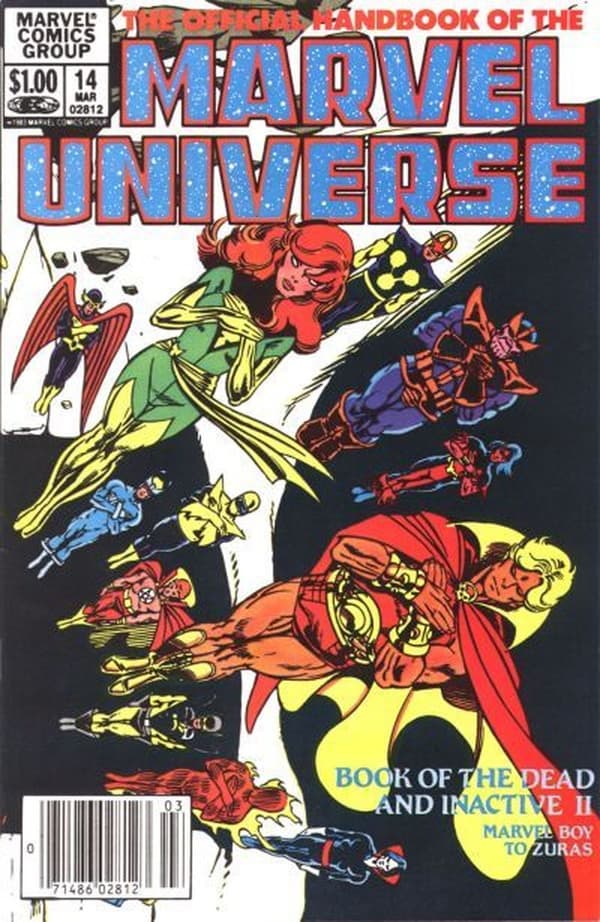 The Official Handbook of the Marvel Universe #14 cover