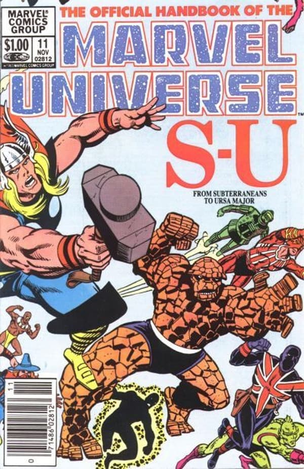 The Official Handbook of the Marvel Universe #11 cover