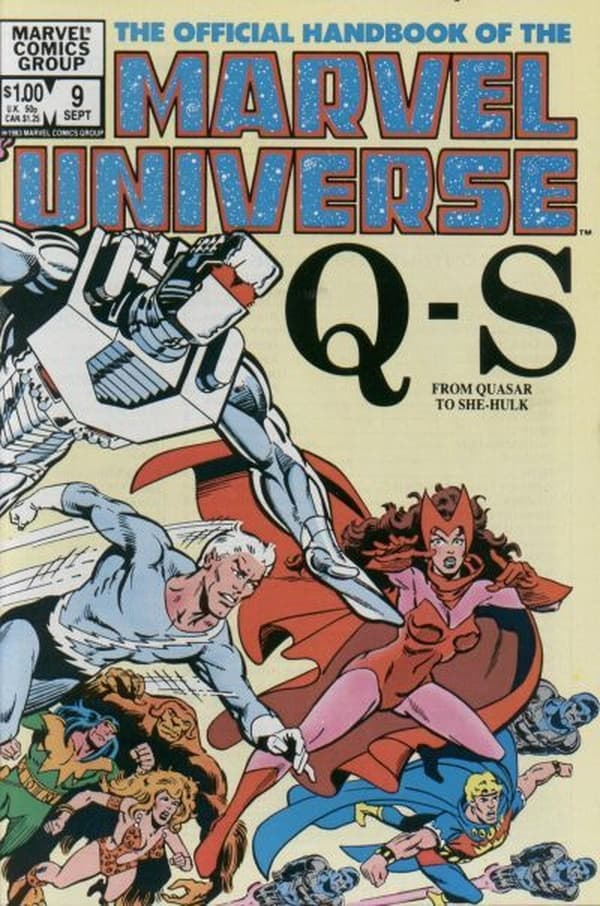 The Official Handbook of the Marvel Universe #9 cover