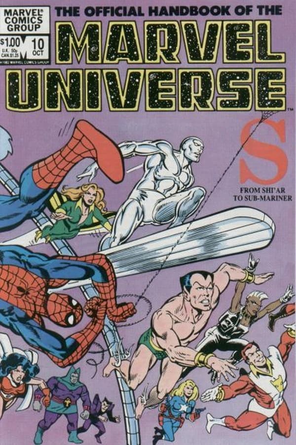 The Official Handbook of the Marvel Universe #10 cover