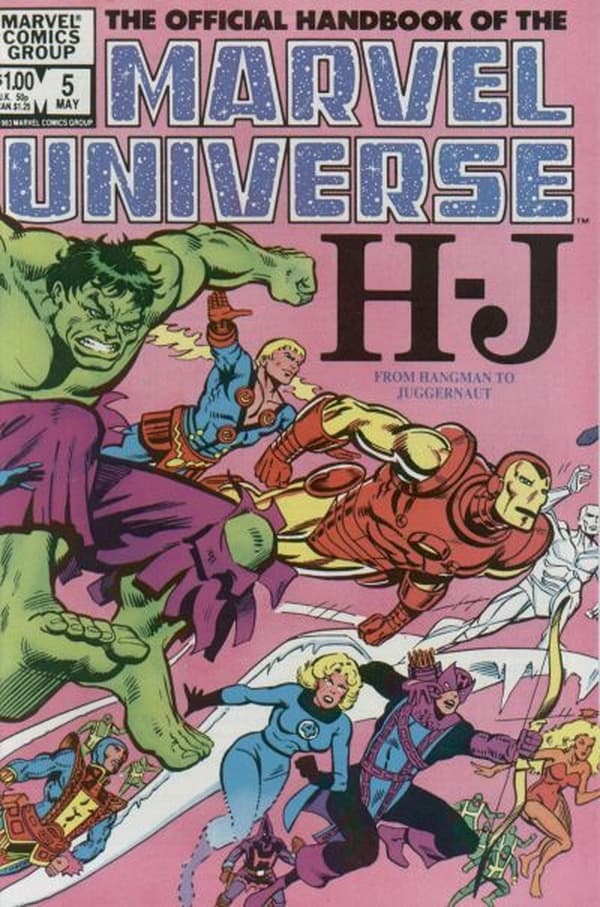 The Official Handbook of the Marvel Universe #5 cover
