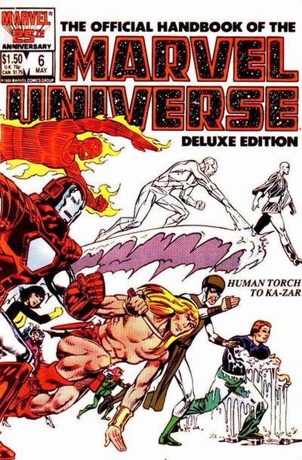 The Official Handbook of the Marvel Universe #6 cover