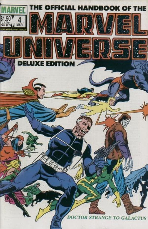 The Official Handbook of the Marvel Universe #4 cover